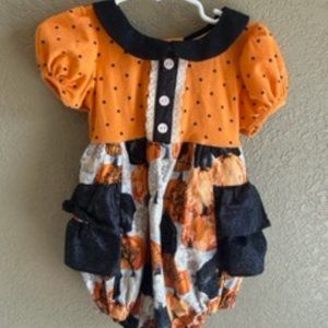RicRac and Ruffles Fall Bubble Romper